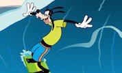 Goofy in Wipeout