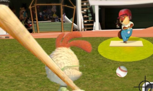 batting practice games disney chicken
