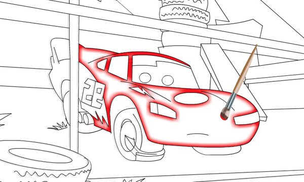 Lightning McQueen Coloring | Disney--Games.com