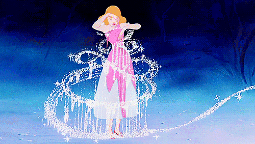 Cinderella Dress Transformation