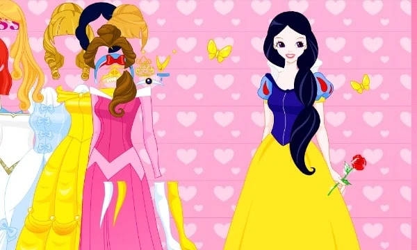 white christmas dresses 3-in-1 Dress Up Game Set: Princess Fashion Show