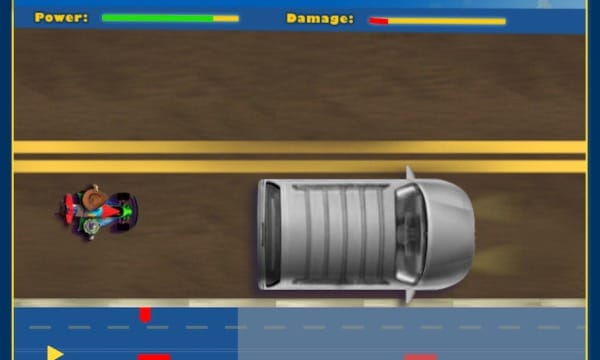 Toy moving van top