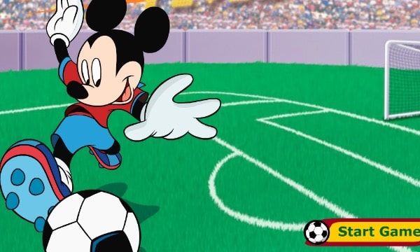 Juegos de mickey mouse online de fútbol