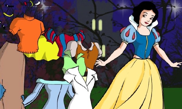 Jogo Rapunzel and Snow White Winter Dress Up no Jogos 360 em 2023